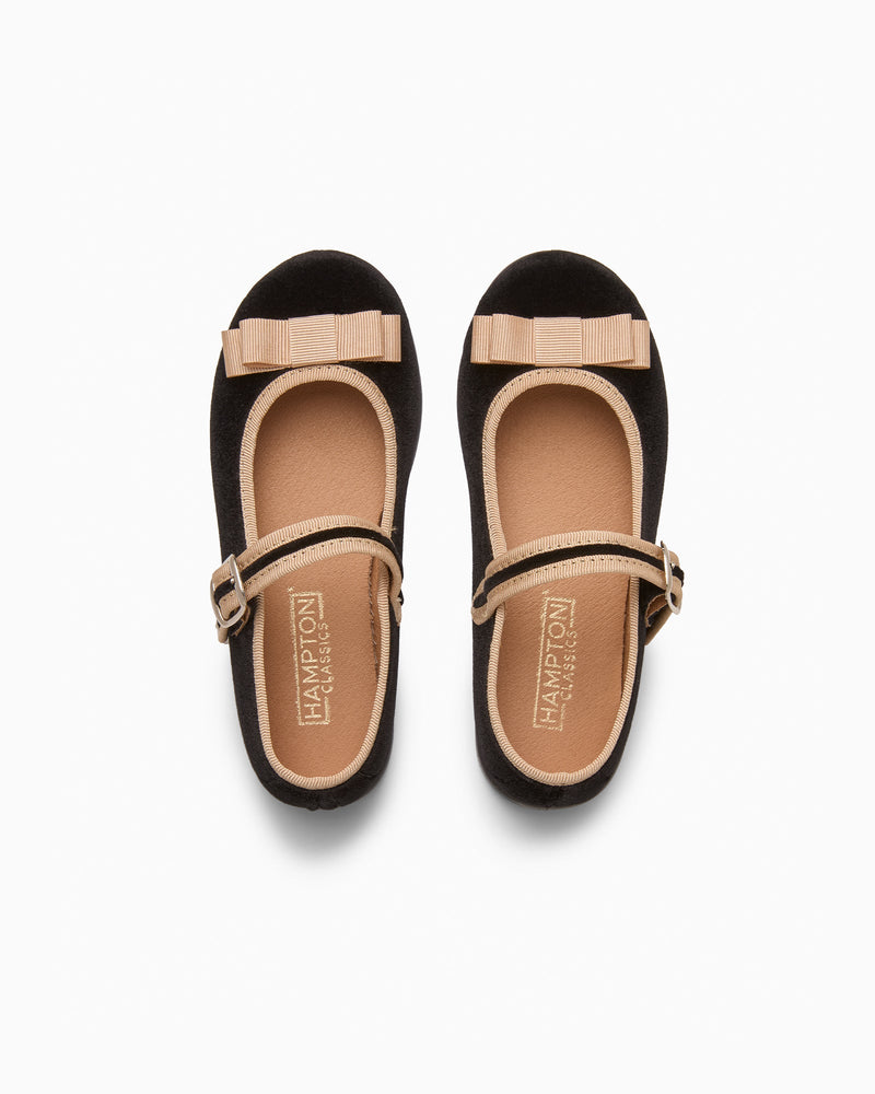 Hampton Classics Party Shoes Hampton Classics Lana Party Shoes in Black/Gold