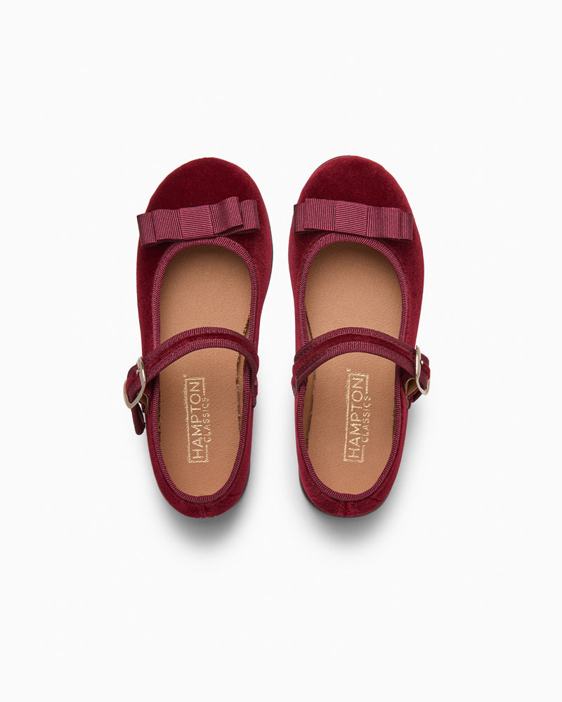 Hampton Classics Party Shoes Hampton Classics Lana Party Shoes in Burgundy