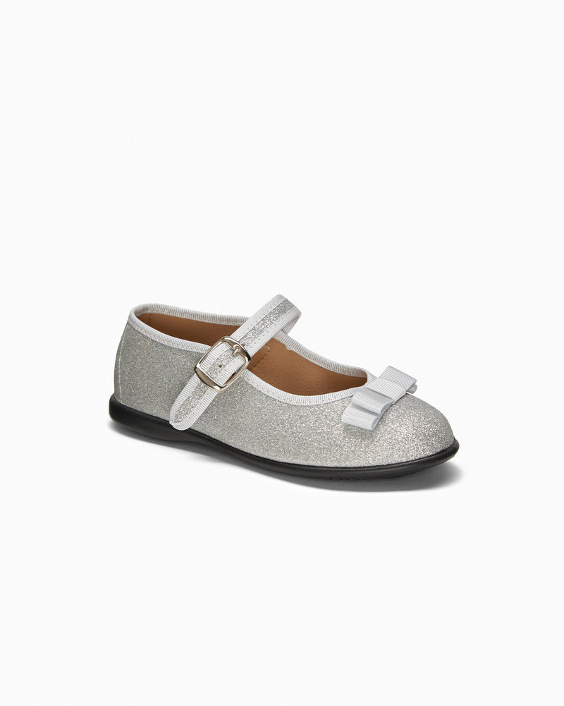 Hampton Classics Party Shoes Hampton Classics Lana Sparkle Party Shoes in Silver