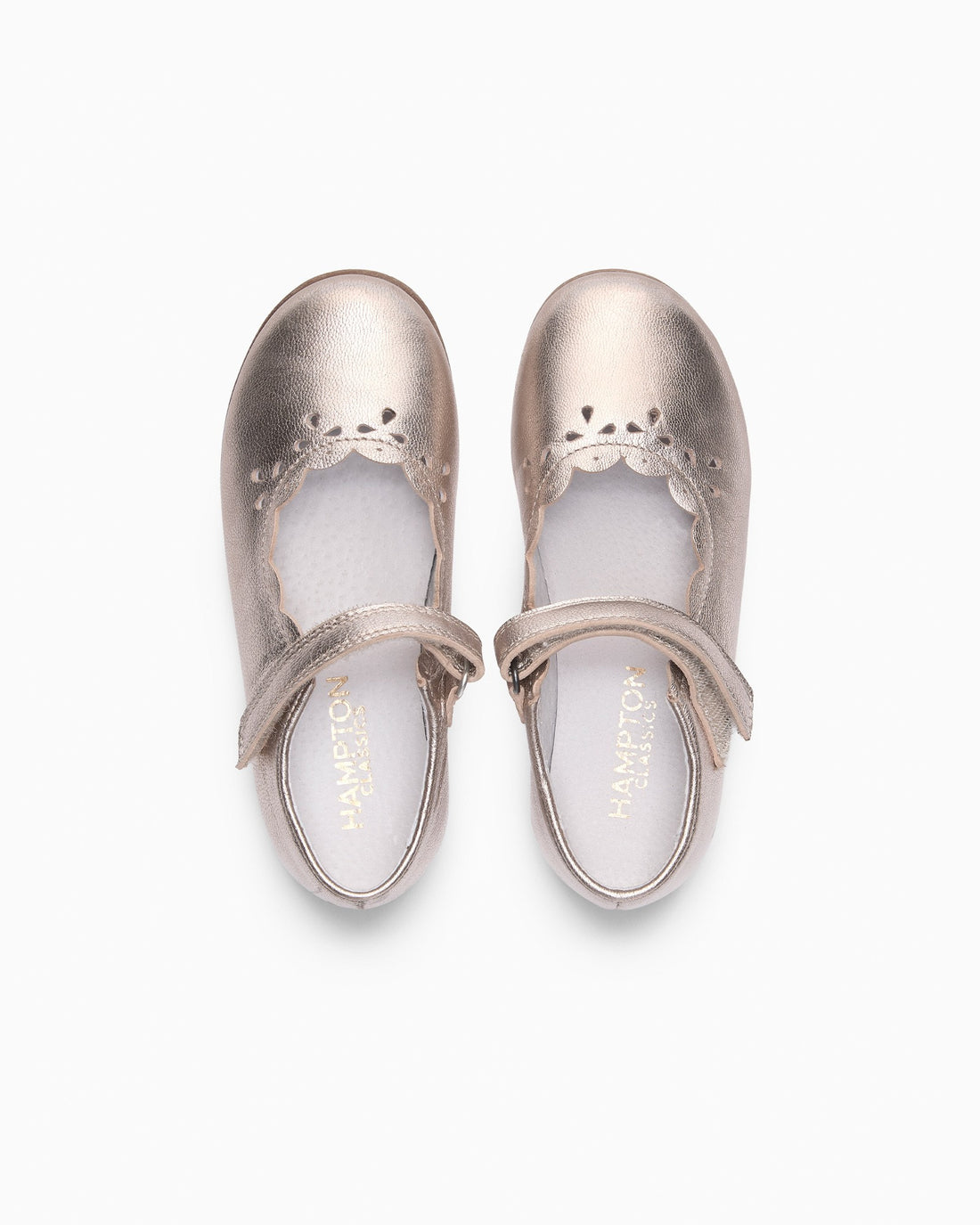 Hampton Classics Party Shoes Hampton Classics Luisa Mary Jane Shoes in Champagne