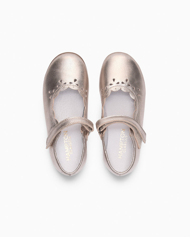 Hampton Classics Party Shoes Hampton Classics Luisa Mary Jane Shoes in Champagne