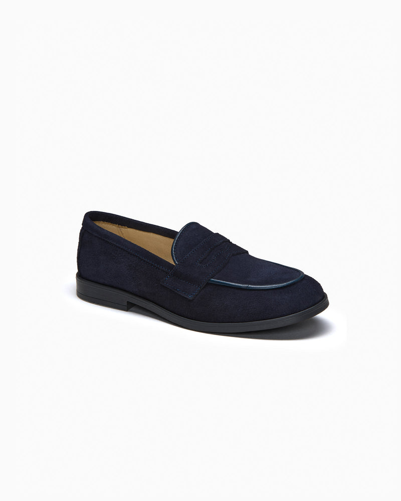 Hampton Classics Party Shoes Hampton Classics Parker Loafers in Navy Suede