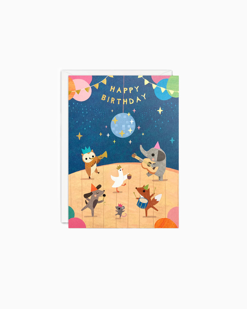 James Ellis Toy Disco Birthday Card