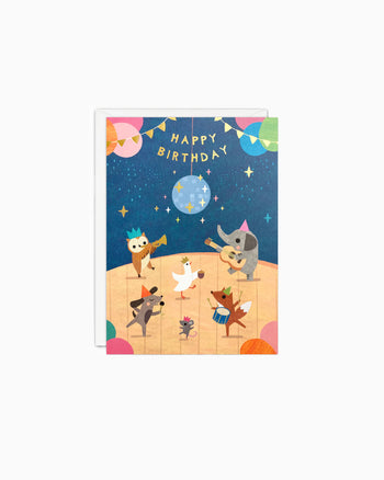 James Ellis Toy Disco Birthday Card