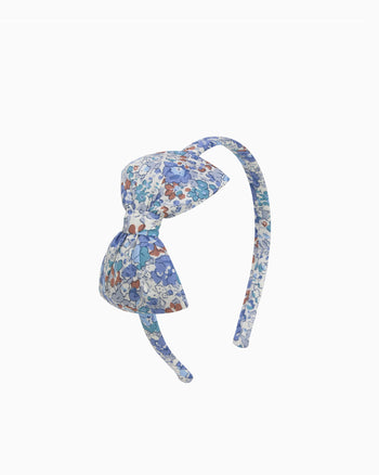 Lily Rose Alice Band Big Bow Alice Band in Claire Aude