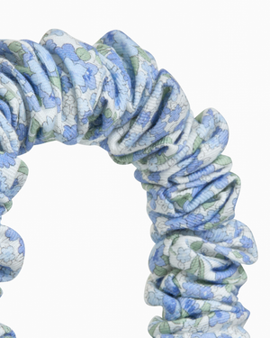 Confiture Alice Bands Scrunchie Headband in Blue Arabella