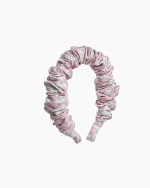Confiture Alice Bands Scrunchie Headband in Pink Arabella