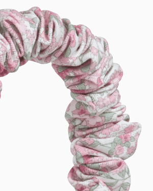 Confiture Alice Bands Scrunchie Headband in Pink Arabella