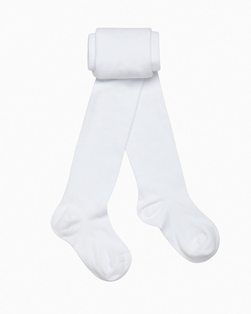 Chelsea Clothing Company Tights Plain Cotton Tights in White