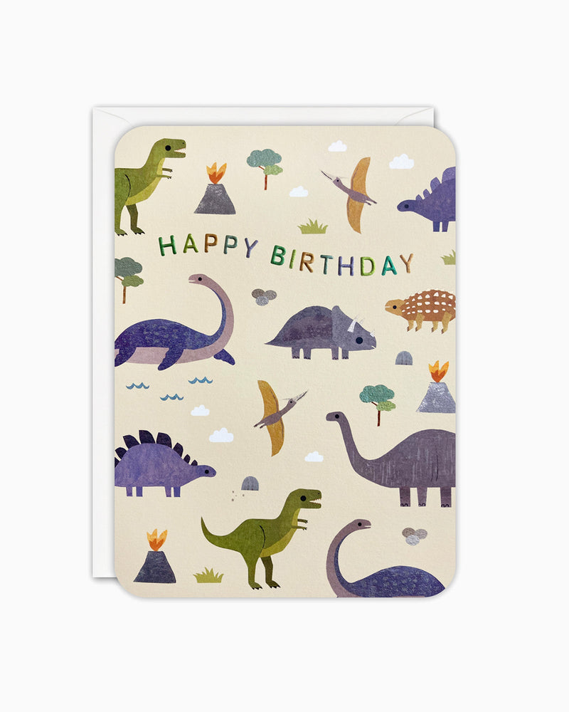James Ellis Toy Dinosaur Birthday Card