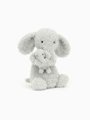Jellycat Toy Jellycat Huddles Grey Elephant