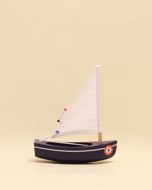 Maison Tirot Wooden Toys Maison Tirot Boat Le Bachi - Navy