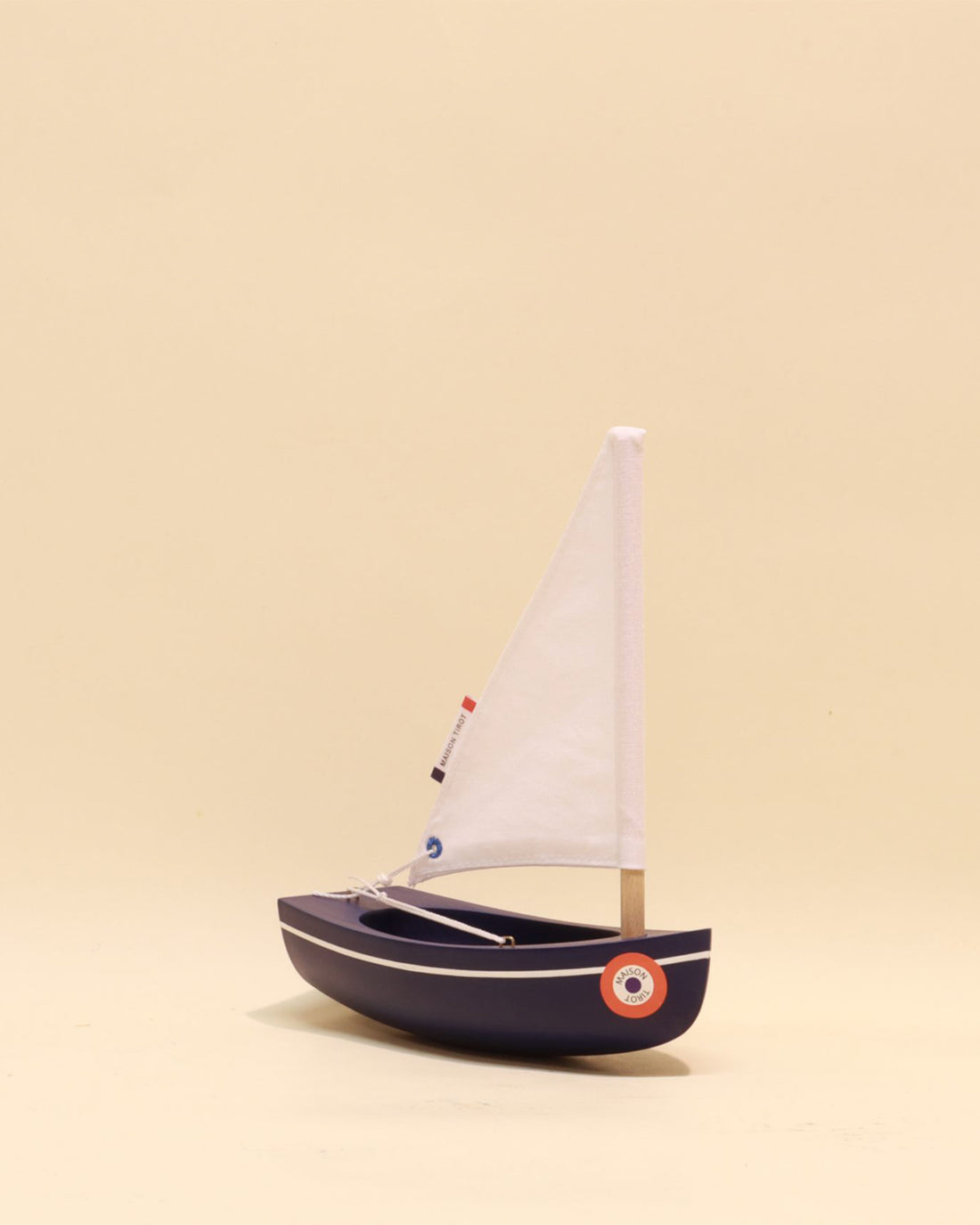 Maison Tirot Wooden Toys Maison Tirot Boat Le Bachi - Navy