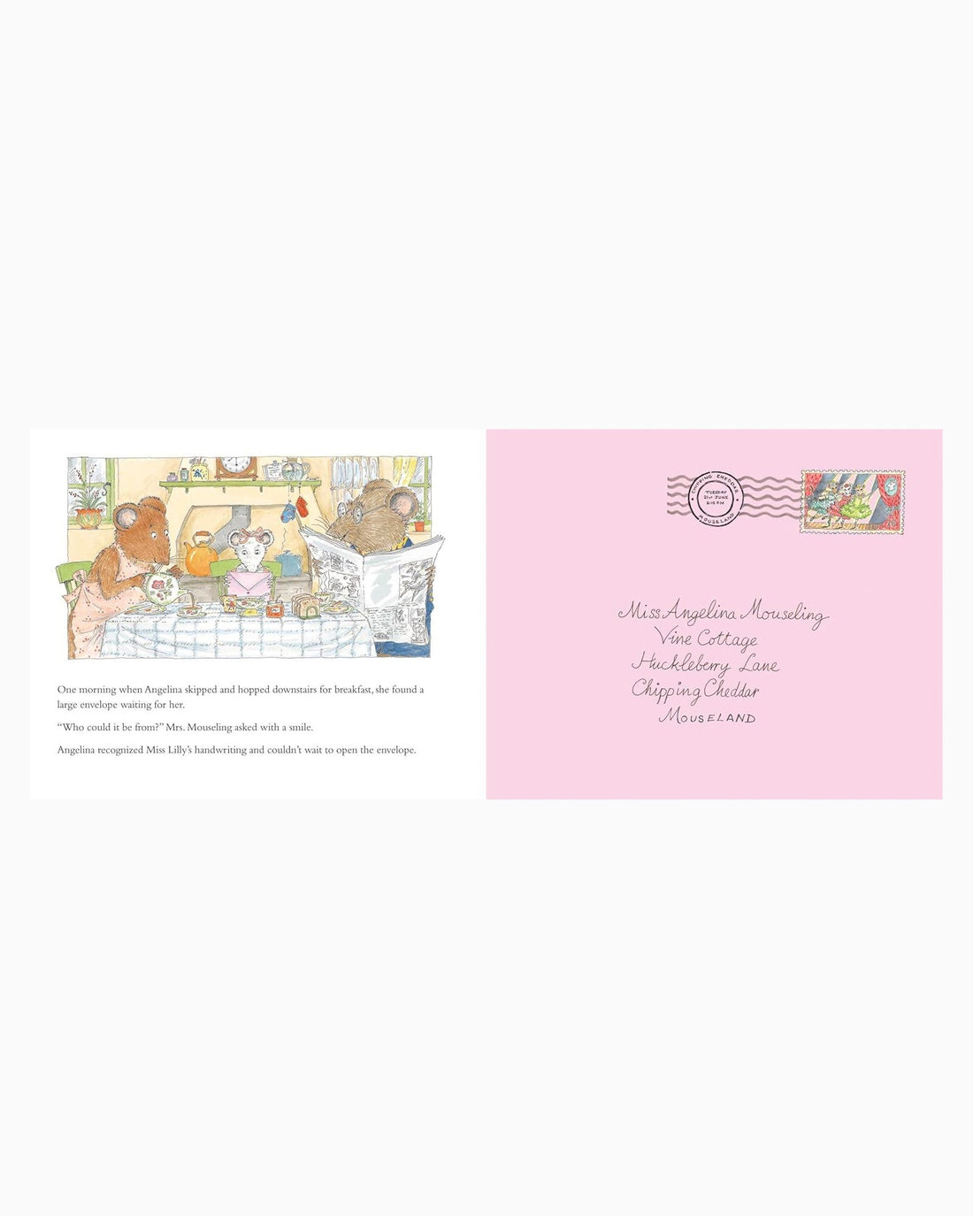 Katharine Hoolabird Book Angelinas Invitation To The Ballet