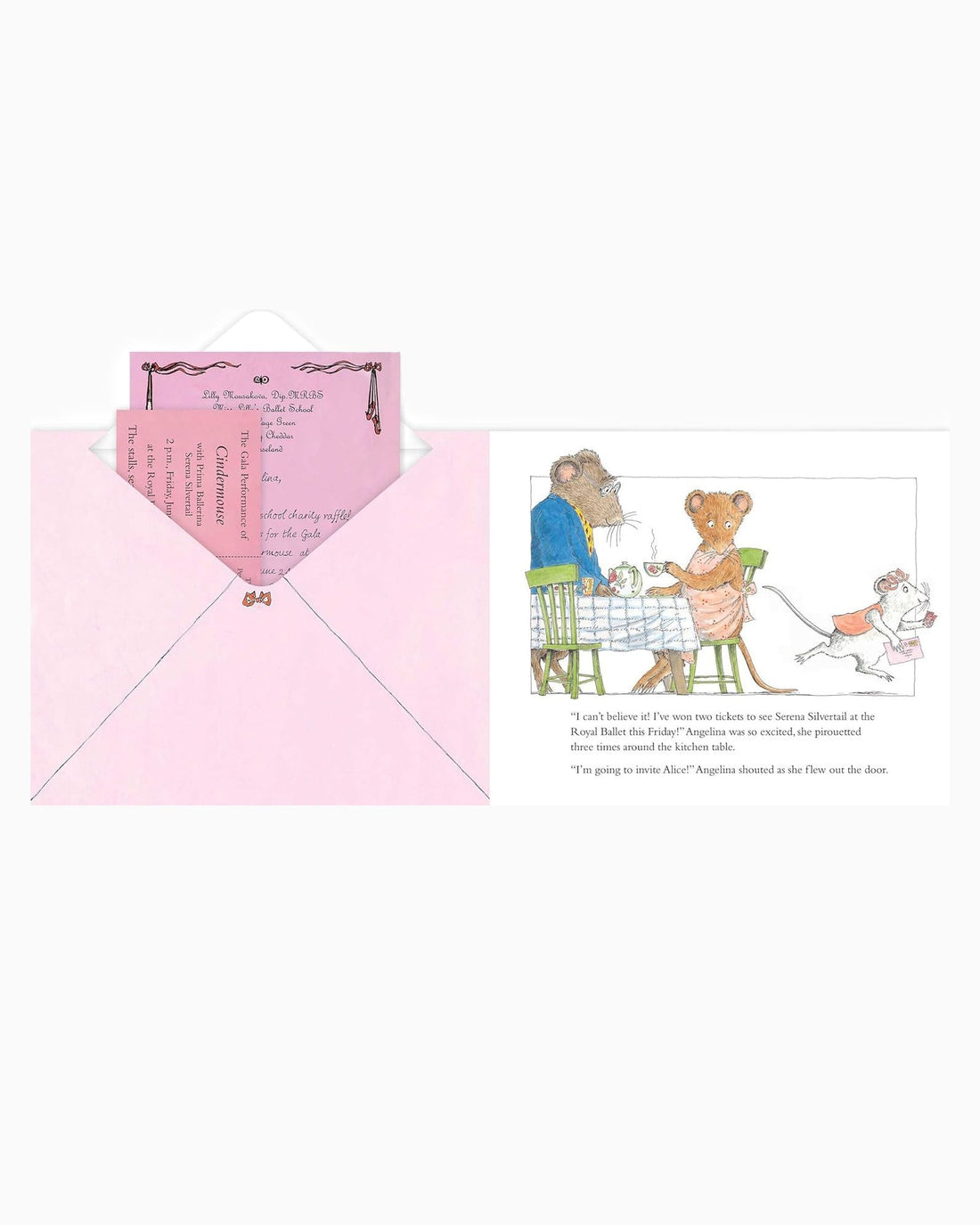 Katharine Hoolabird Book Angelinas Invitation To The Ballet