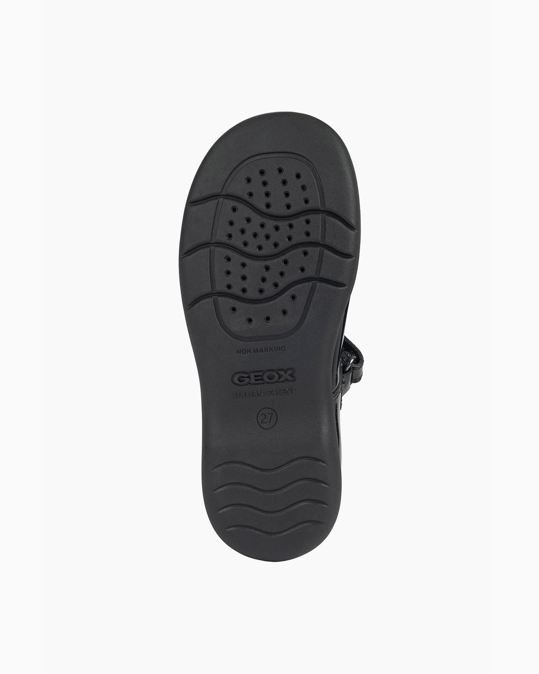 Geox School Shoes Geox Naimara Mary Jane Girls School Shoes in Patent Black