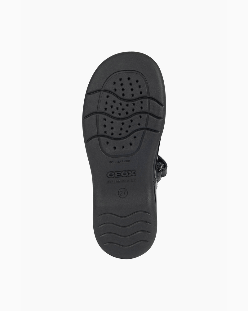 Geox School Shoes Geox Naimara Mary Jane Girls School Shoes in Patent Black