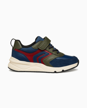 Geox Trainers Geox Rooner Boys Trainers in Red/Navy