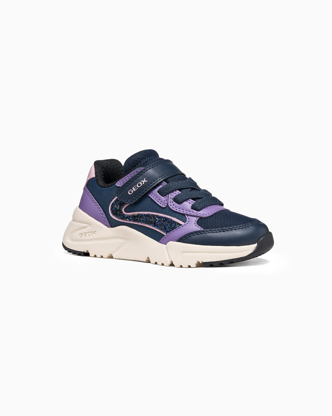 Geox Trainers Geox Jr Loftus Trainers in Navy/Lilac