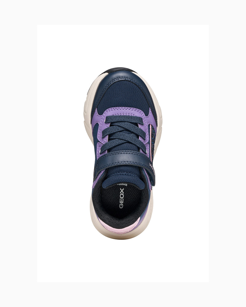 Geox Trainers Geox Jr Loftus Trainers in Navy/Lilac