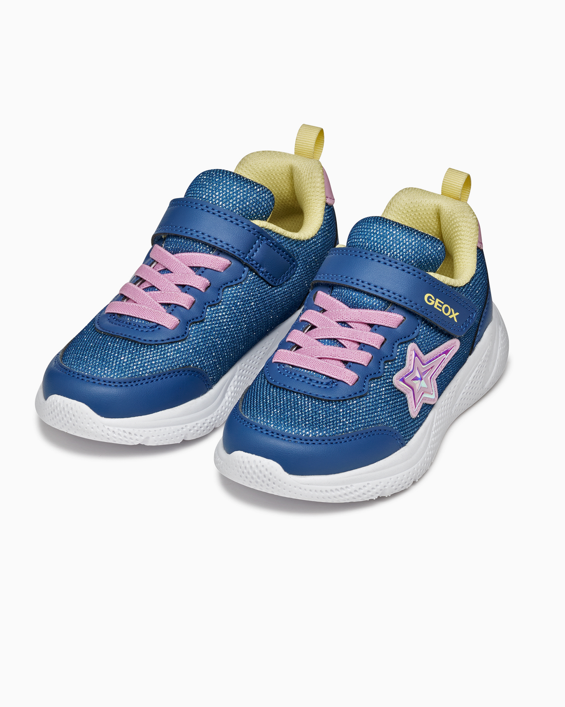 Geox Trainers Geox Sprintye Girls Trainers in Navy/Pink