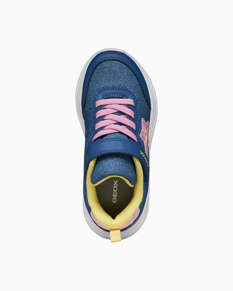 Geox Trainers Geox Sprintye Girls Trainers in Navy/Pink