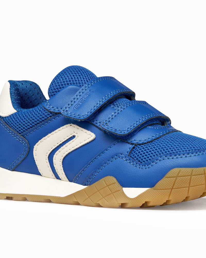 Geox Trainers Geox Rann-E Trainers in Royal/White