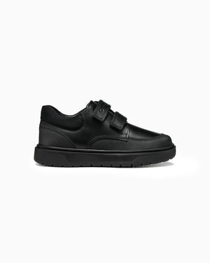Geox School Shoes Geox Riddock Boys School Shoes in Black