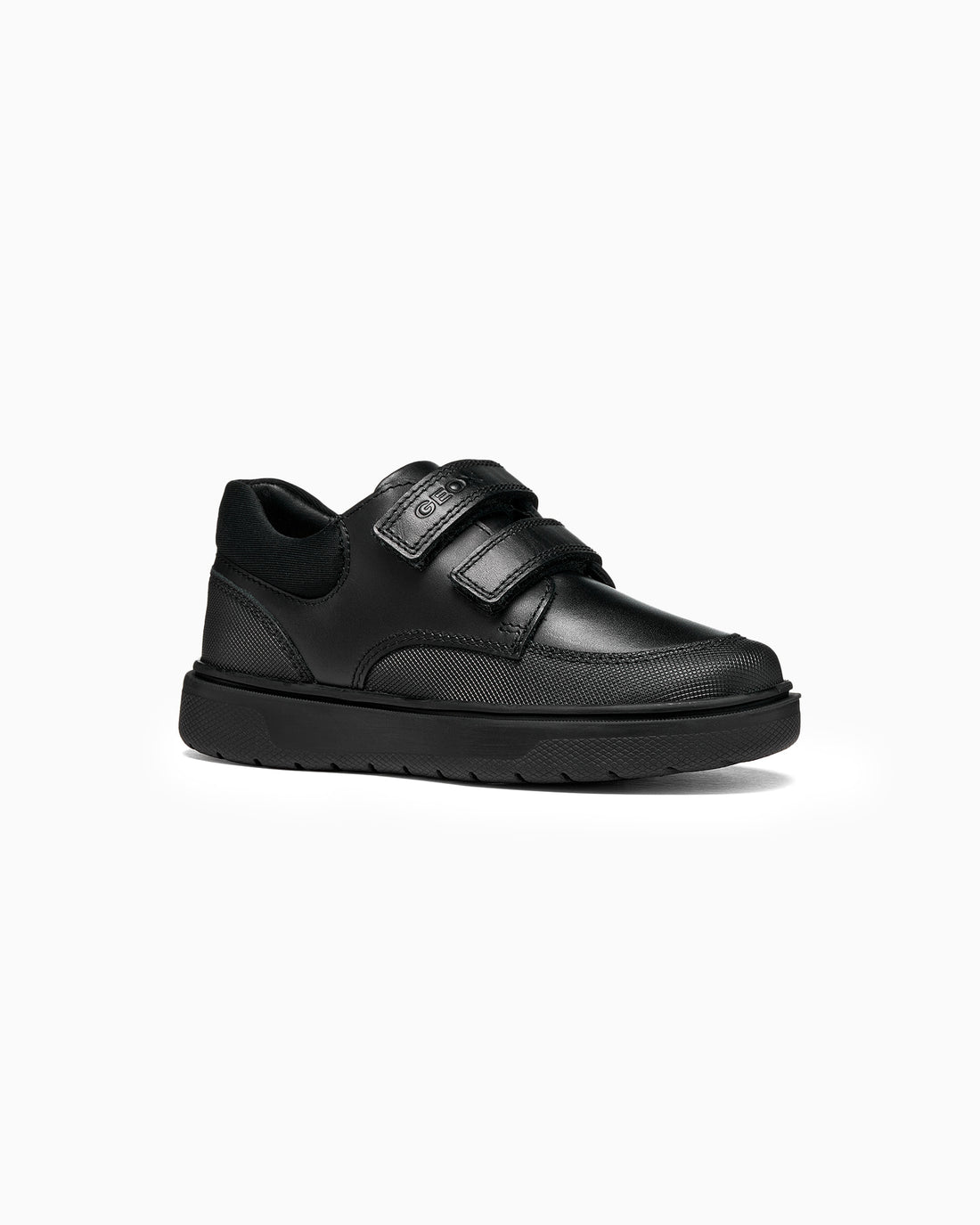 Geox School Shoes Geox Riddock Boys School Shoes in Black
