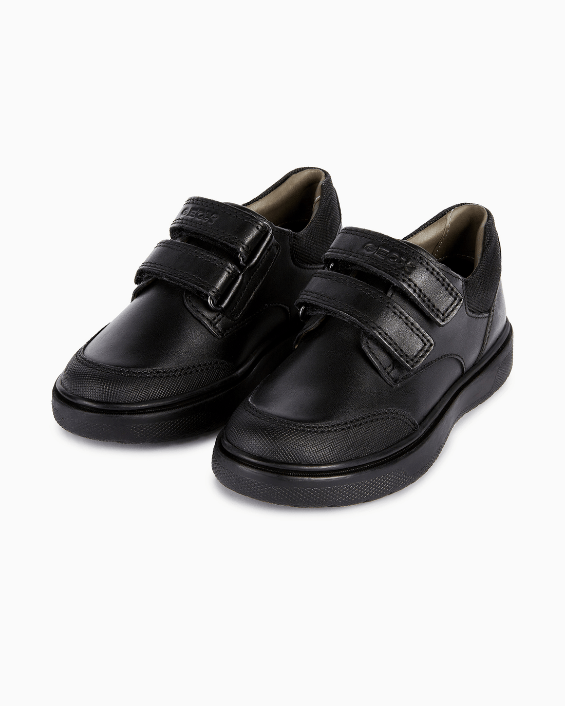 Geox School Shoes Geox Riddock Boys School Shoes in Black