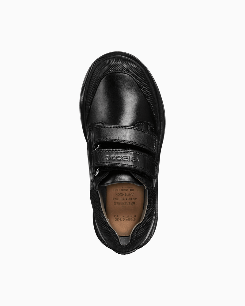 Geox School Shoes Geox Riddock Boys School Shoes in Black