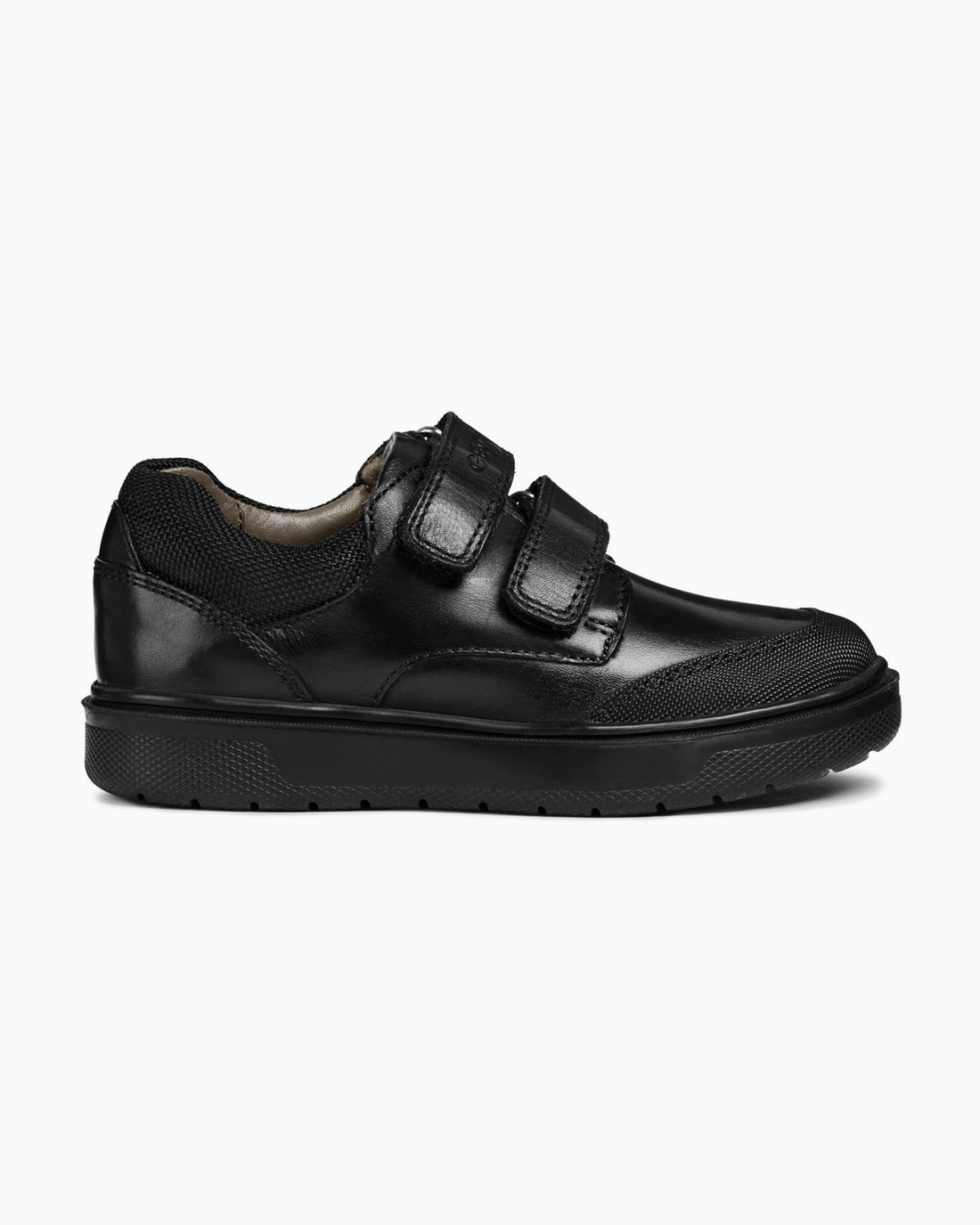 Geox School Shoes Geox Riddock Boys School Shoes in Black