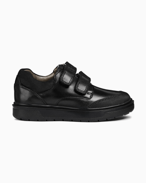 Geox School Shoes Geox Riddock Boys School Shoes in Black