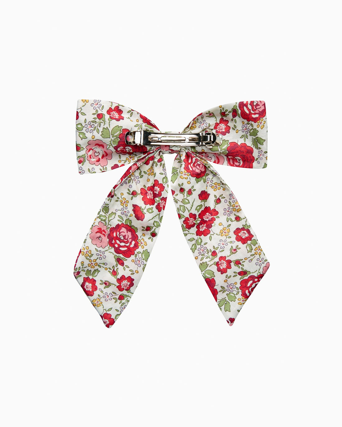 Lily Rose Clip Large Bow Hair Clip in Red Felicite