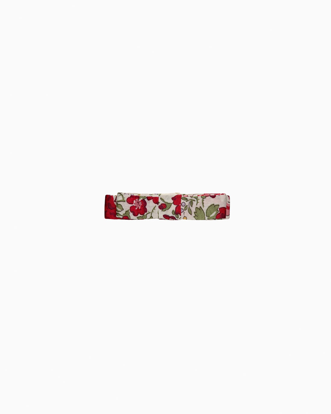 Lily Rose Clip Small Bow Hair Clip in Red Felicite