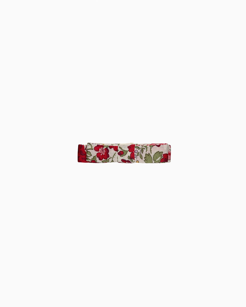 Lily Rose Clip Small Bow Hair Clip in Red Felicite