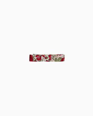 Lily Rose Clip Small Bow Hair Clip in Red Felicite