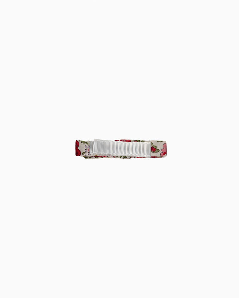 Lily Rose Clip Small Bow Hair Clip in Red Felicite
