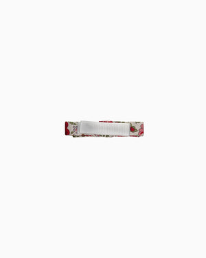 Lily Rose Clip Small Bow Hair Clip in Red Felicite