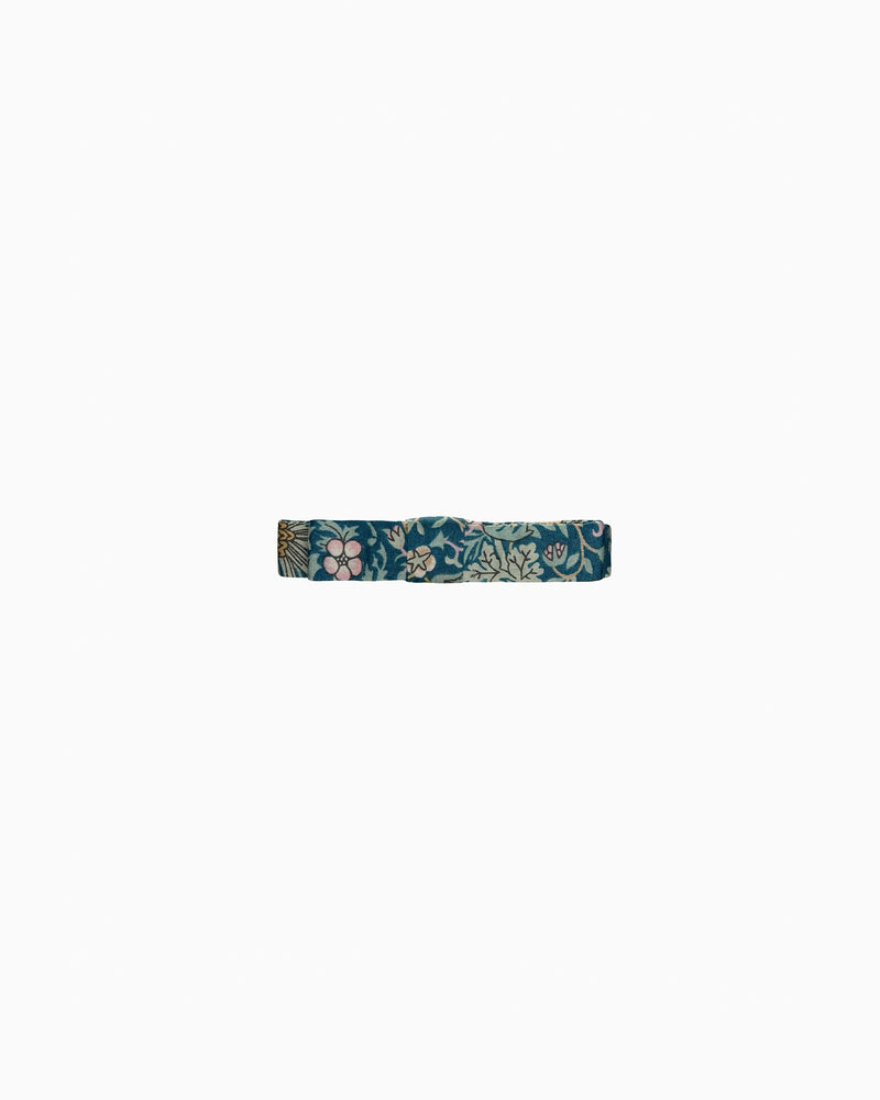 Lily Rose Clip Small Bow Hair Clip in Strawberry Thief