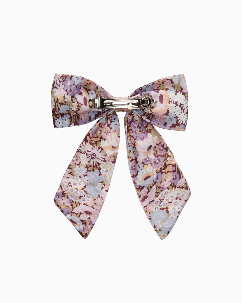 Lily Rose Clip Large Bow Hair Clip in Pink Thorpe