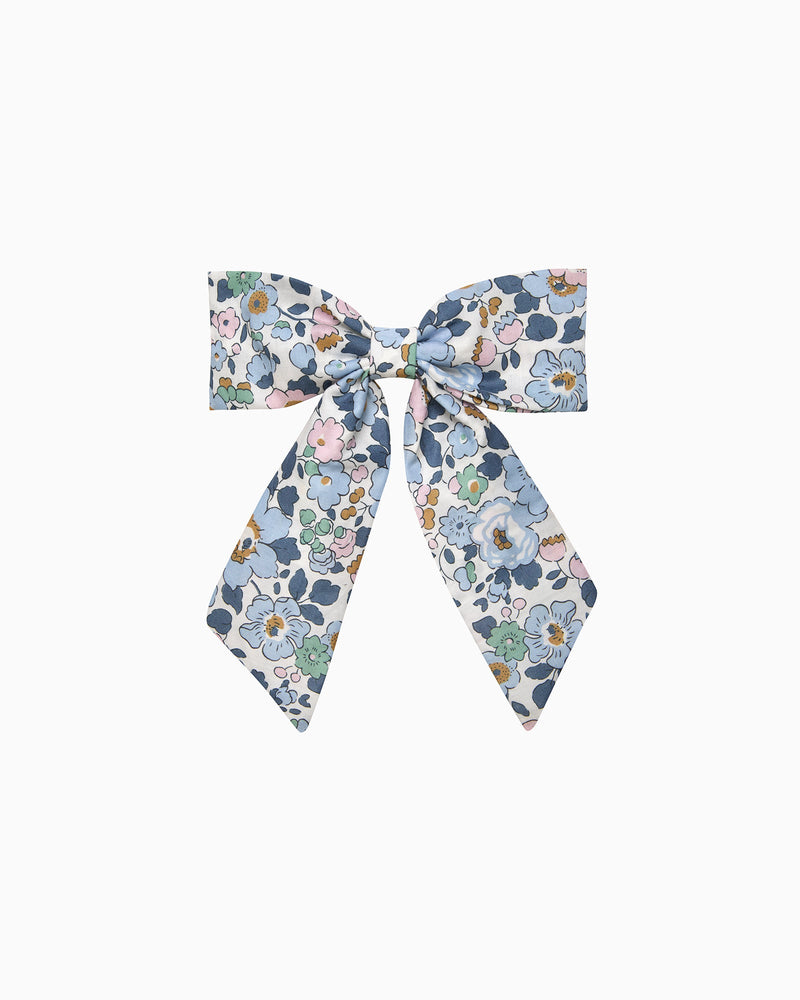 Lily Rose Clip Extra Large Hair Bow in French Blue Betsy