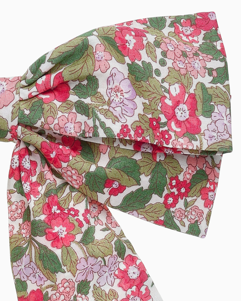 Lily Rose Clip Extra Large Bow Hair Clip in Hedgerow