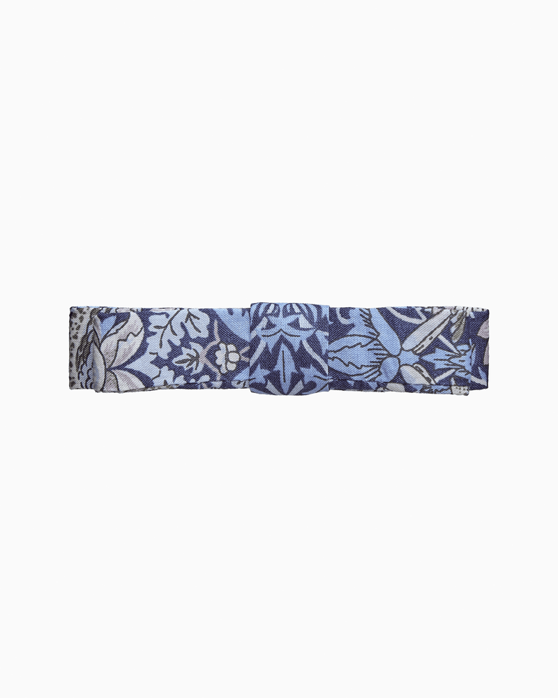 Lily Rose Clip Small Bow Hair Clip in Strawberry Thief