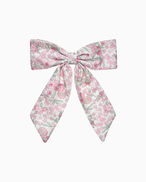 Confiture Clip Long Bow Hair Clip in Pink Arabella