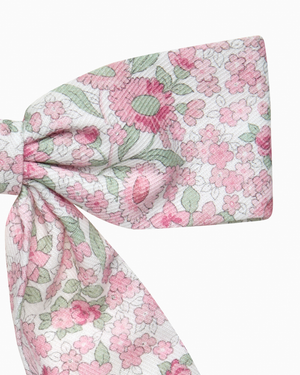 Confiture Clip Long Bow Hair Clip in Pink Arabella