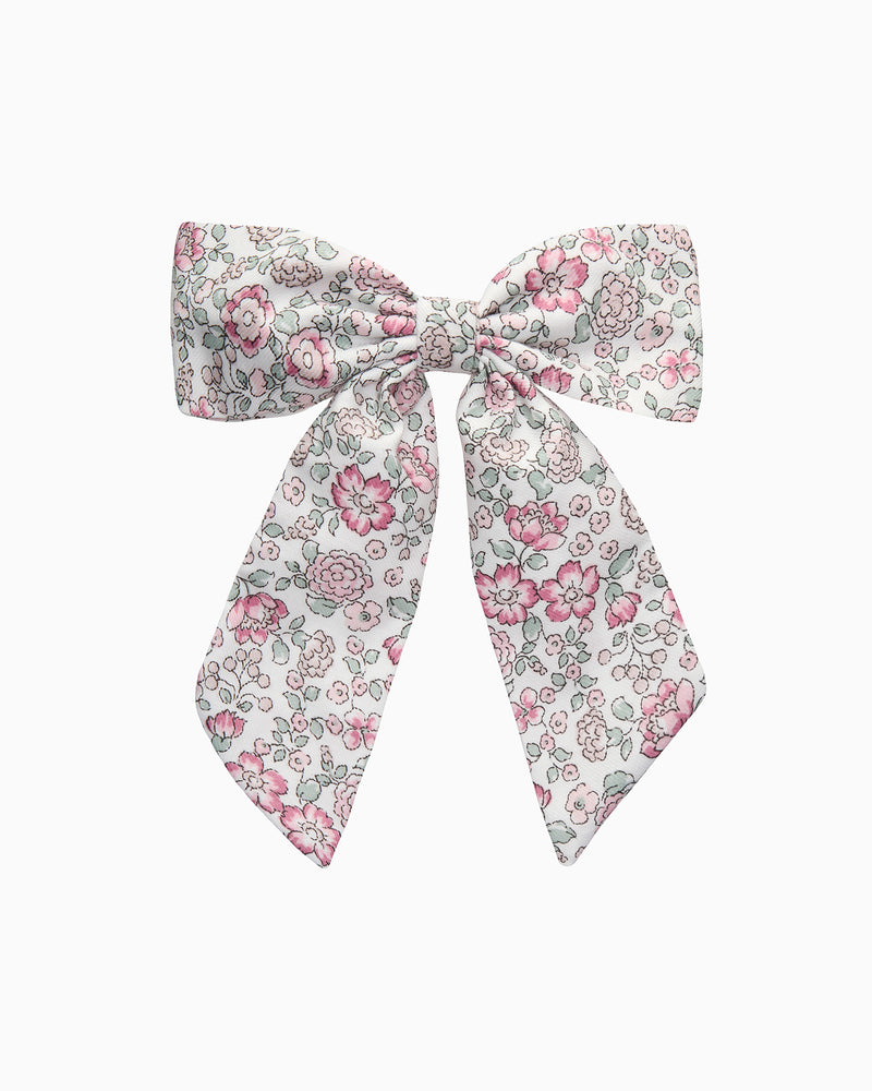 Bow Hair Clip in Pink Arabella