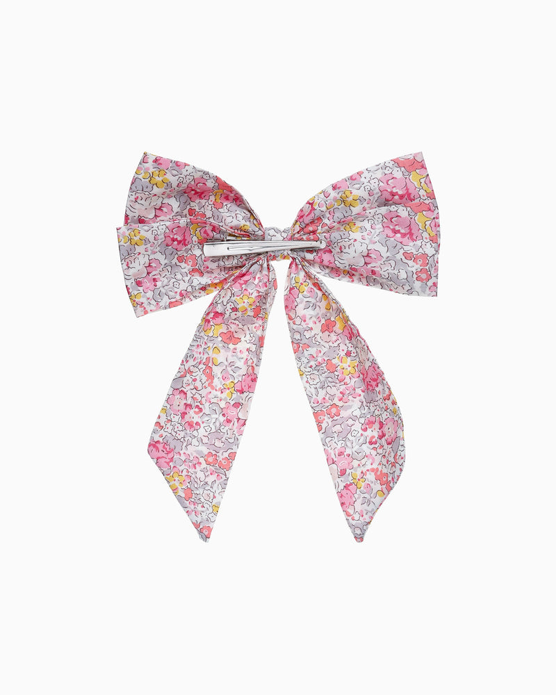Lily Rose Clip Extra Large Bow Hair Clip in Claire Aude
