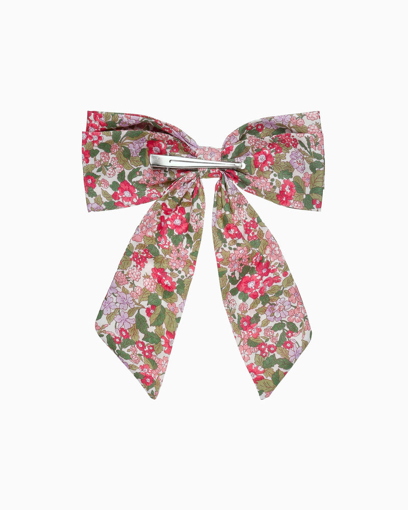 Lily Rose Clip Extra Large Bow Hair Clip in Hedgerow