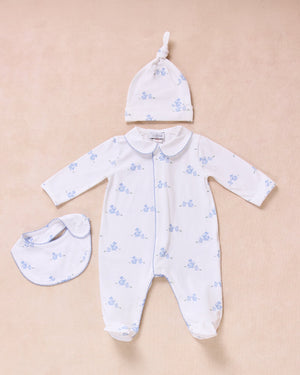 Trotters Childrenswear Gift Set Pale Blue Bunny Gift Set